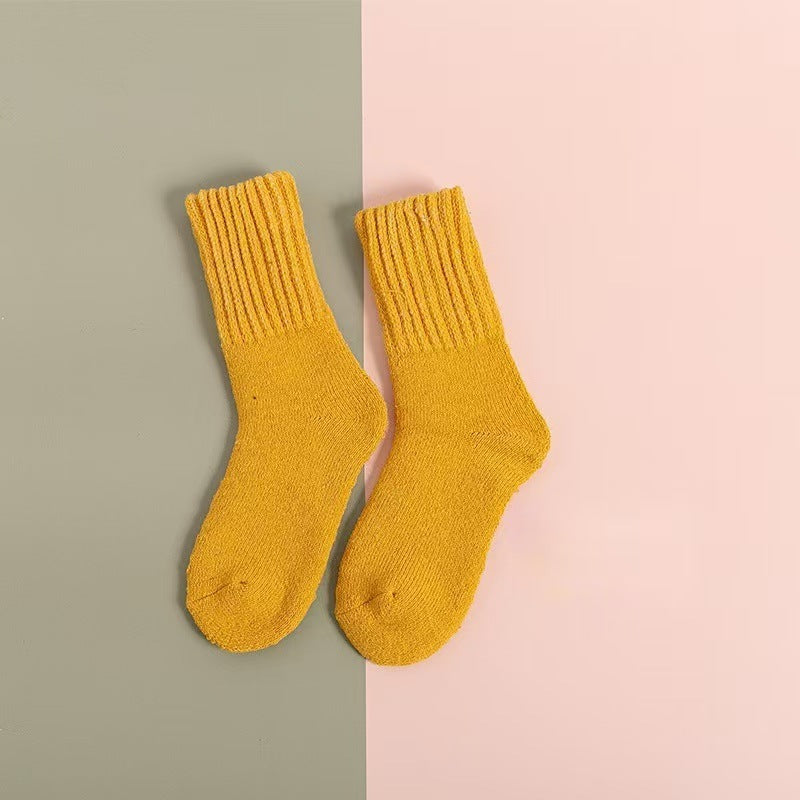 Thermal Knit Socks – Cozy Mid-Calf, One Size - 3KDyn