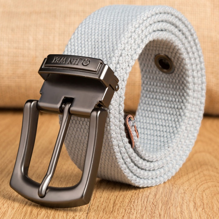 Men's Woven Canvas Casual Belt – product image 5