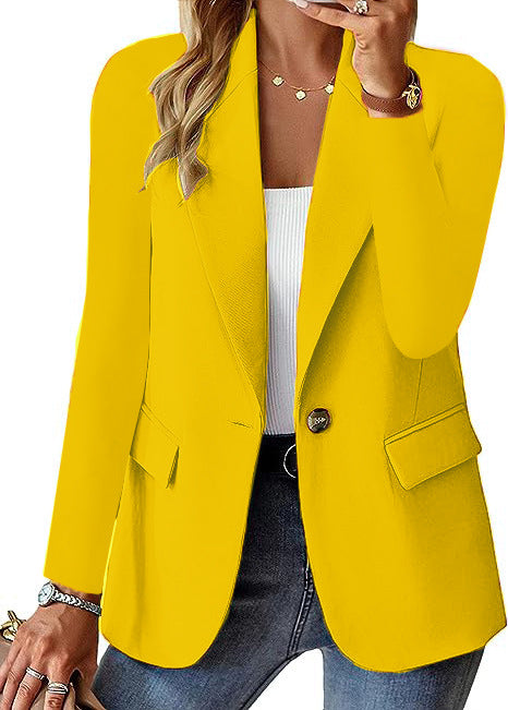 Women’s relaxed long sleeve blazer