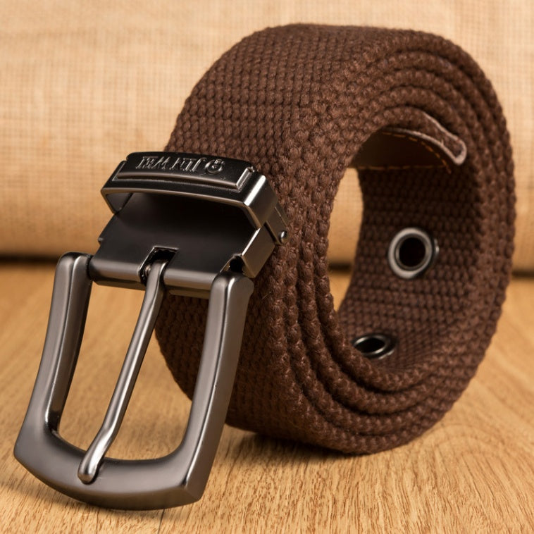 Men's Woven Canvas Casual Belt – product image 4