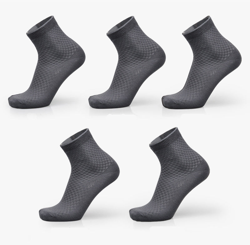 Men’s Bamboo Business Socks – Breathable & Soft (5 or 10 Pairs) - 3KDyn