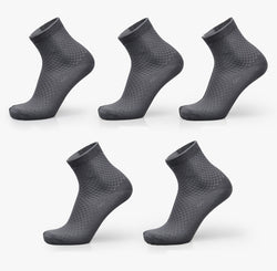 Men’s Bamboo Business Socks – Breathable & Soft (5 or 10 Pairs) - 3KDyn