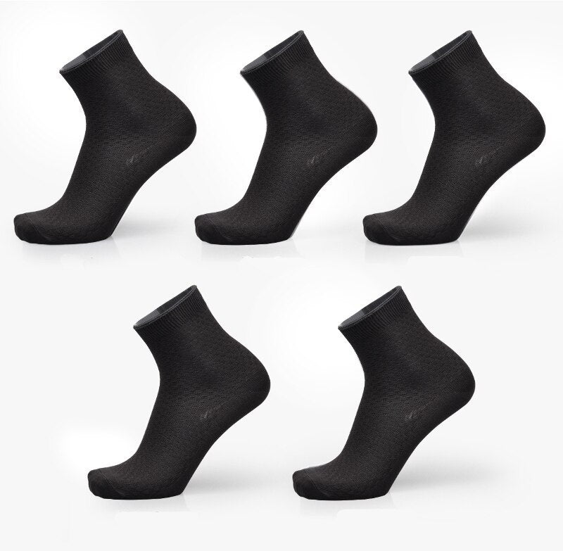 Men’s Bamboo Business Socks – Breathable & Soft (5 or 10 Pairs) - 3KDyn