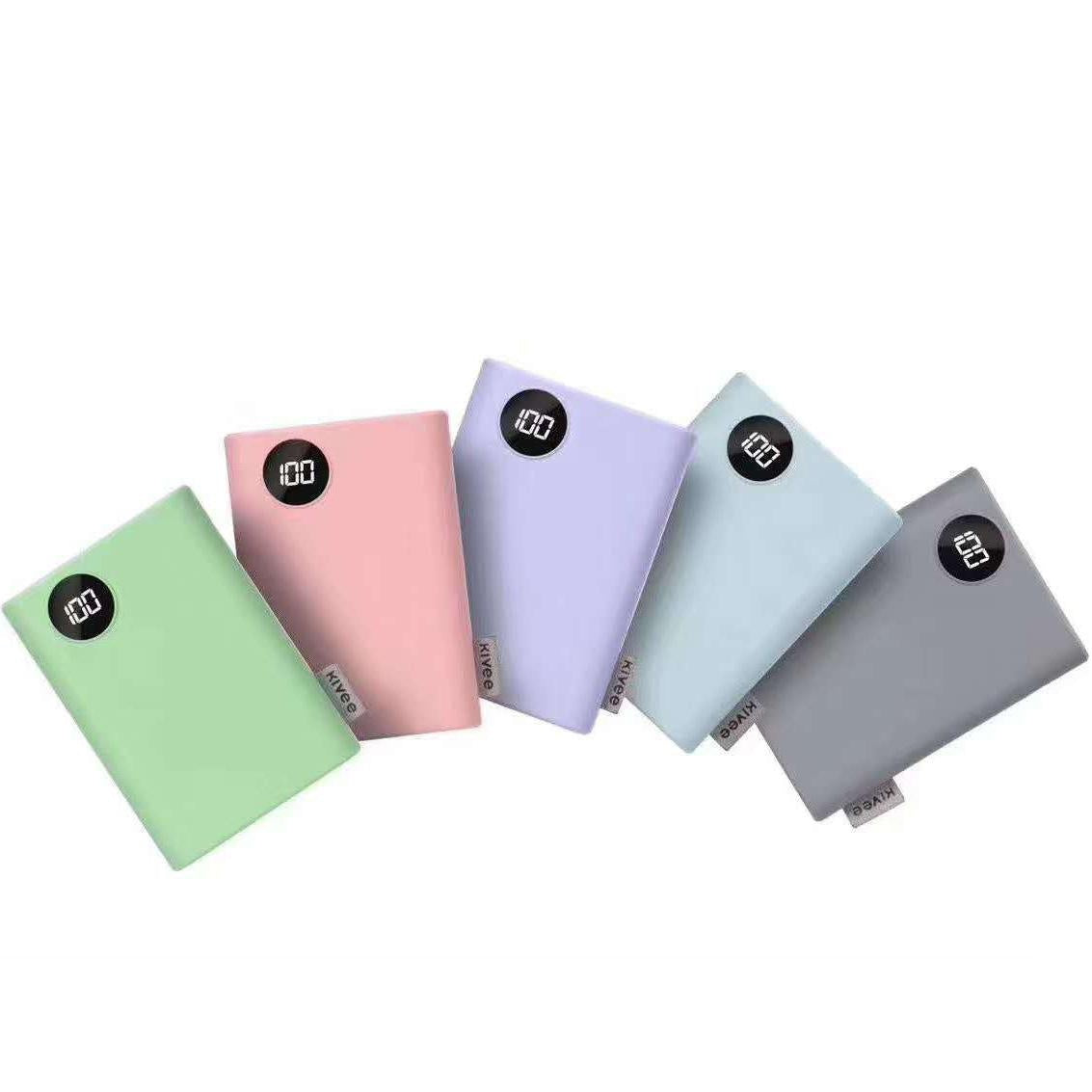 Macaron Compact Power Bank - 10000mAh with Multi-Port Output