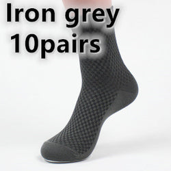 Men’s Bamboo Business Socks – Breathable & Soft (5 or 10 Pairs) - 3KDyn