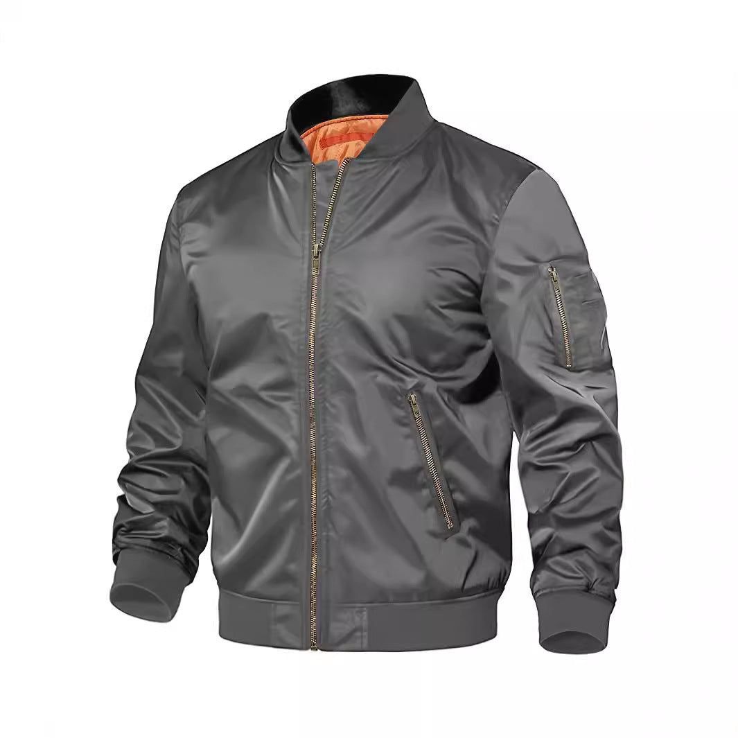 Men’s lightweight nylon bomber jacket