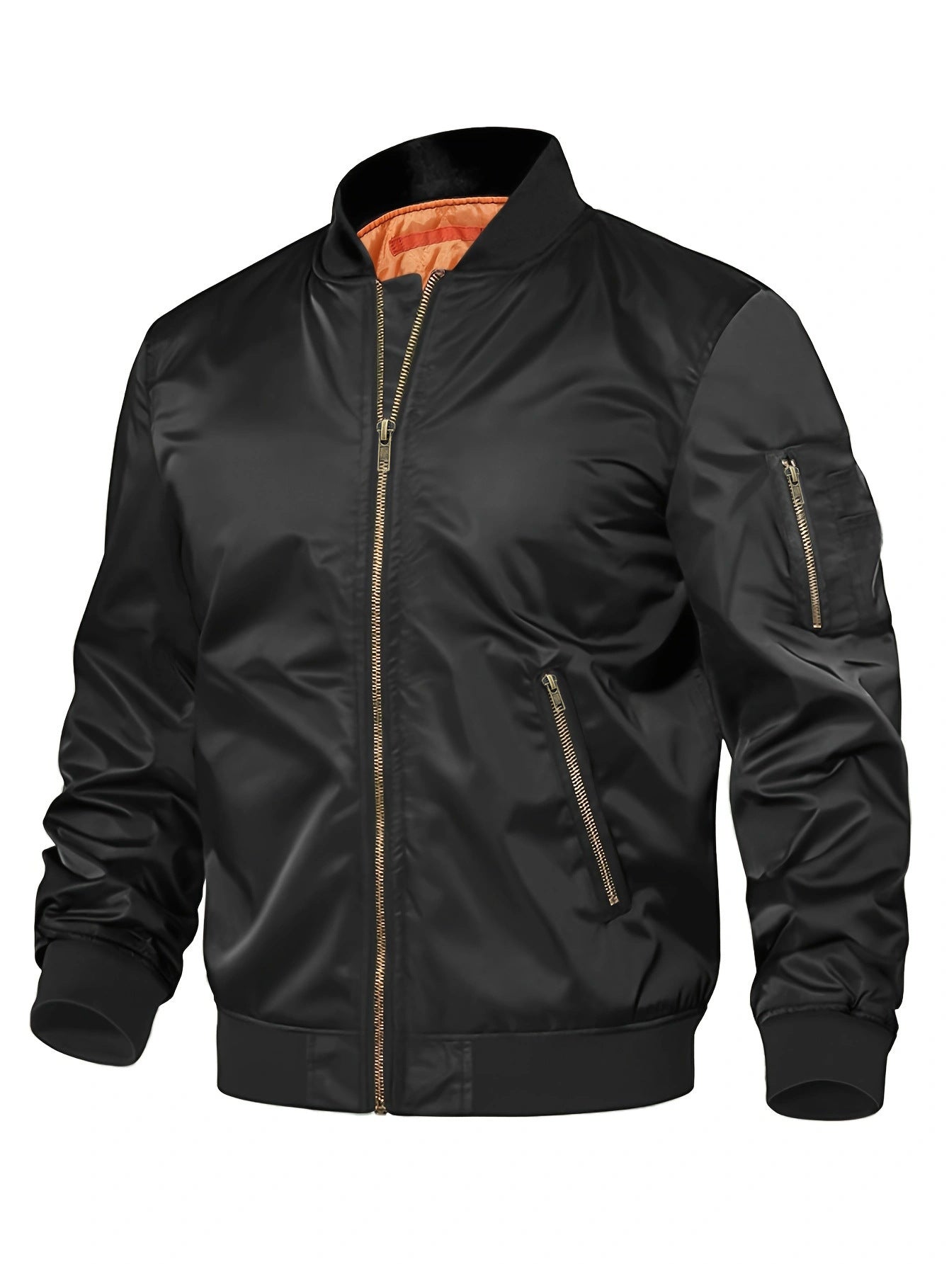 Men’s lightweight nylon bomber jacket