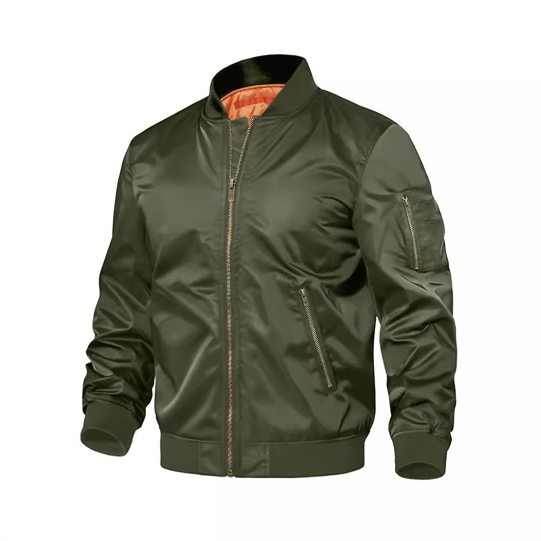 Men’s lightweight nylon bomber jacket