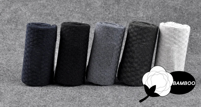 Men’s Bamboo Business Socks – Breathable & Soft (5 or 10 Pairs) - 3KDyn