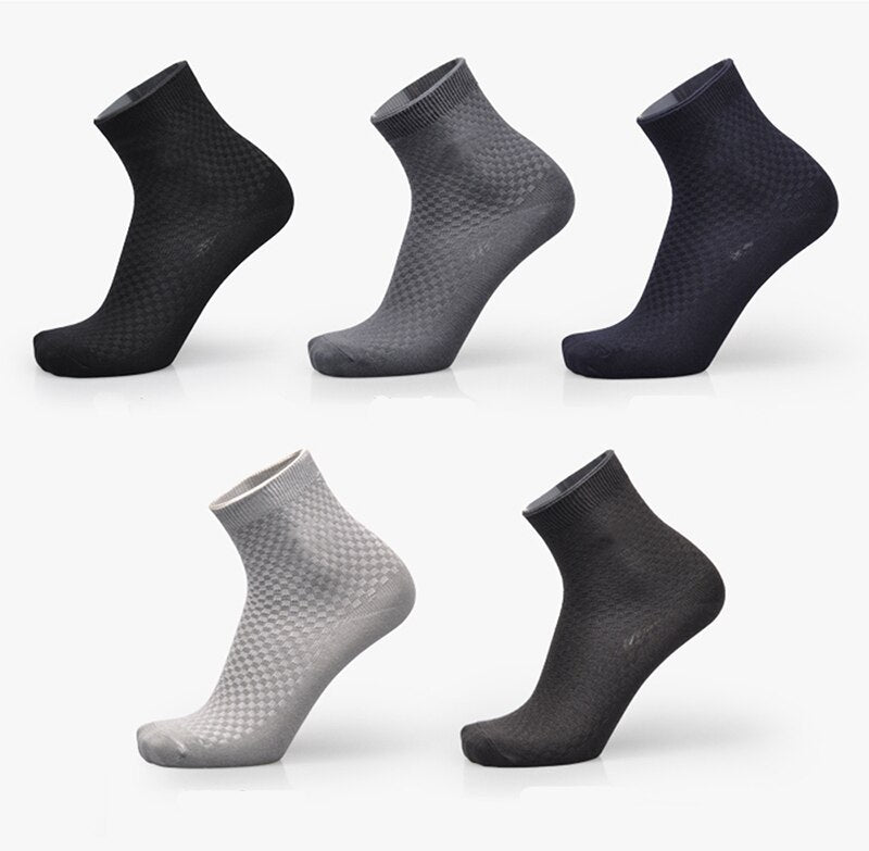 Men’s Bamboo Business Socks – Breathable & Soft (5 or 10 Pairs) - 3KDyn