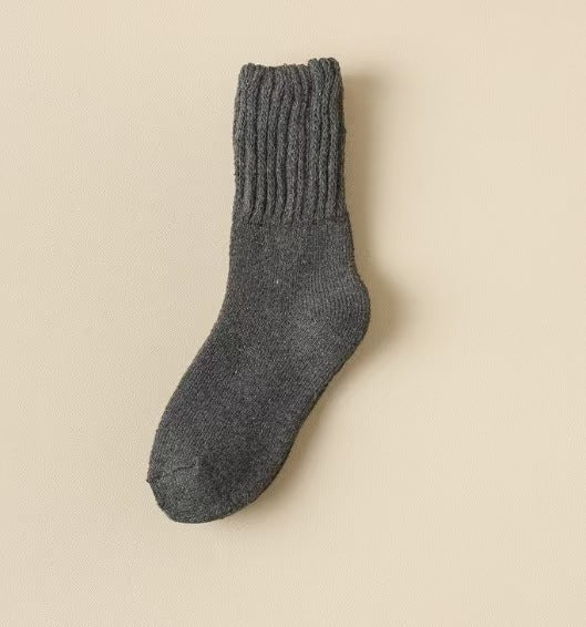 Thermal Knit Socks – Cozy Mid-Calf, One Size - 3KDyn
