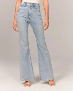 Women's High Waist Solid Color Jeans - 3KDyn