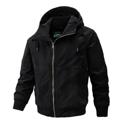 Men’s Winter Padded Hooded Jacket – Plus Size, Thick Cotton, Warm & Stylish - 3KDyn