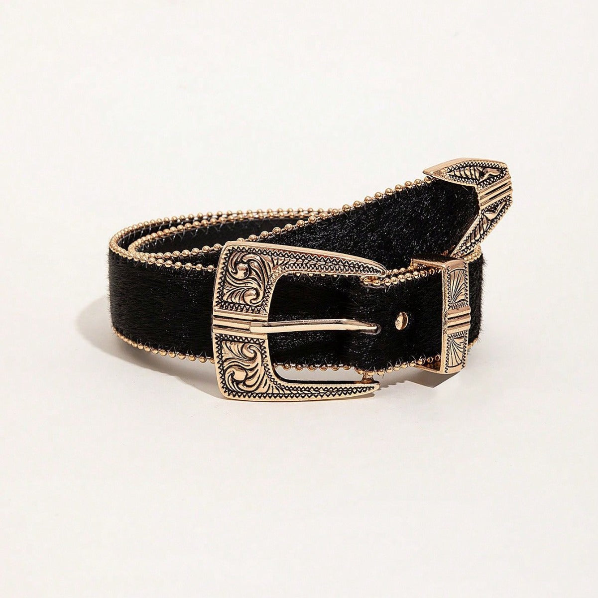 Women's Western Embossed PU Leather Belt – product image 10