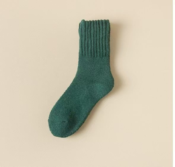 Thermal Knit Socks – Cozy Mid-Calf, One Size - 3KDyn