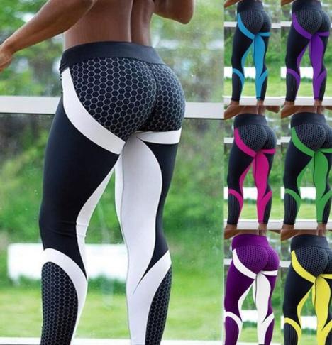 Yoga Fitness Leggings Women Pants Fitness Slim Tights Gym Running Sports Clothing - 3KDyn