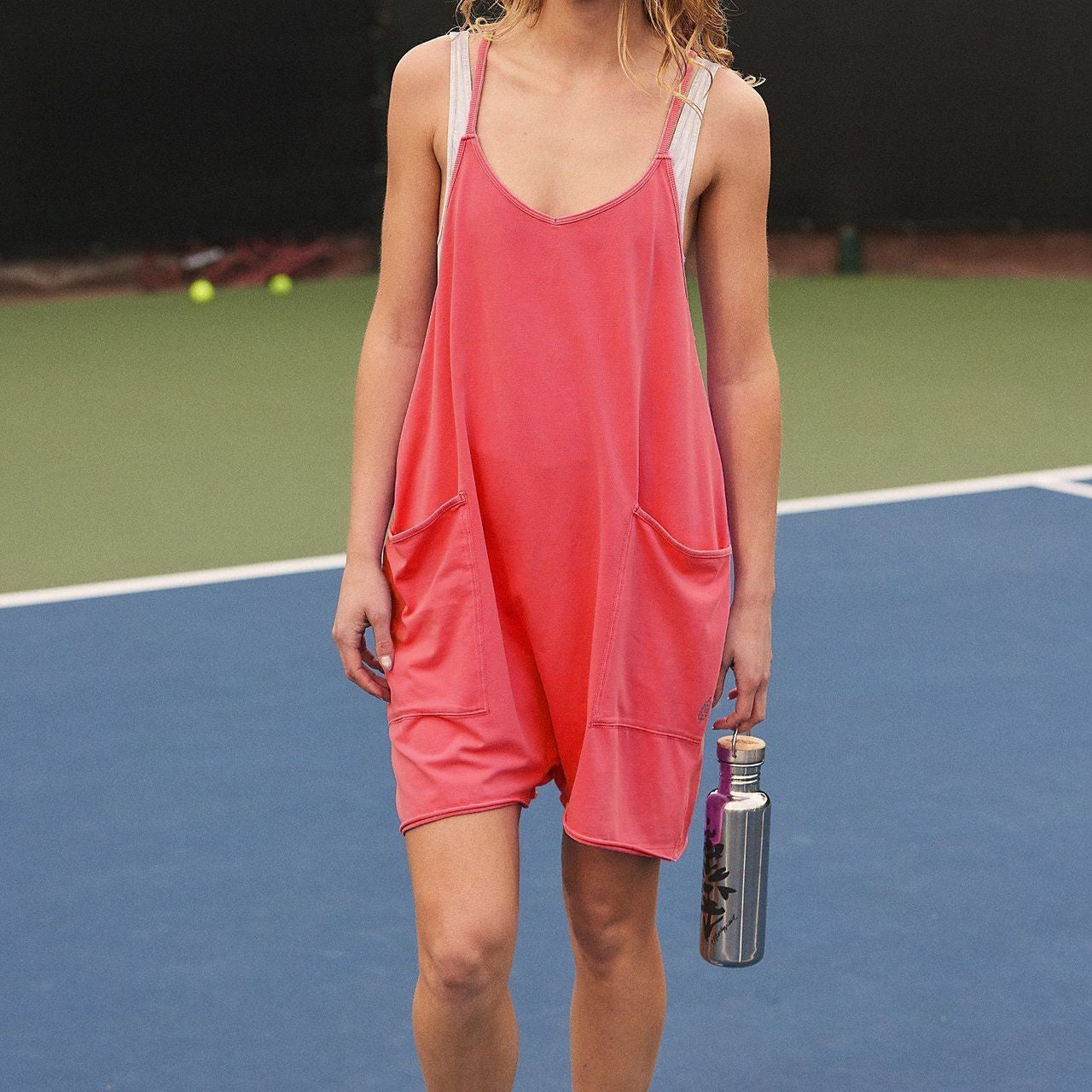 Oversized Jumpsuit Shorts - Maternity & Postpartum - 3KDyn