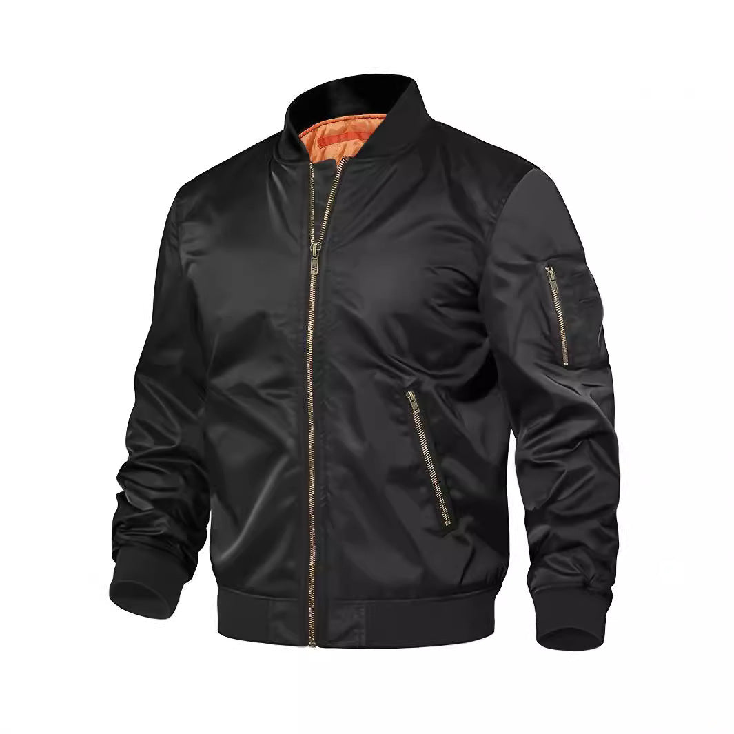 Men’s lightweight nylon bomber jacket