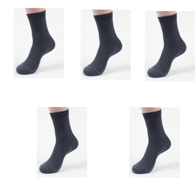 Men’s Bamboo Business Socks – Breathable & Soft (5 or 10 Pairs) - 3KDyn