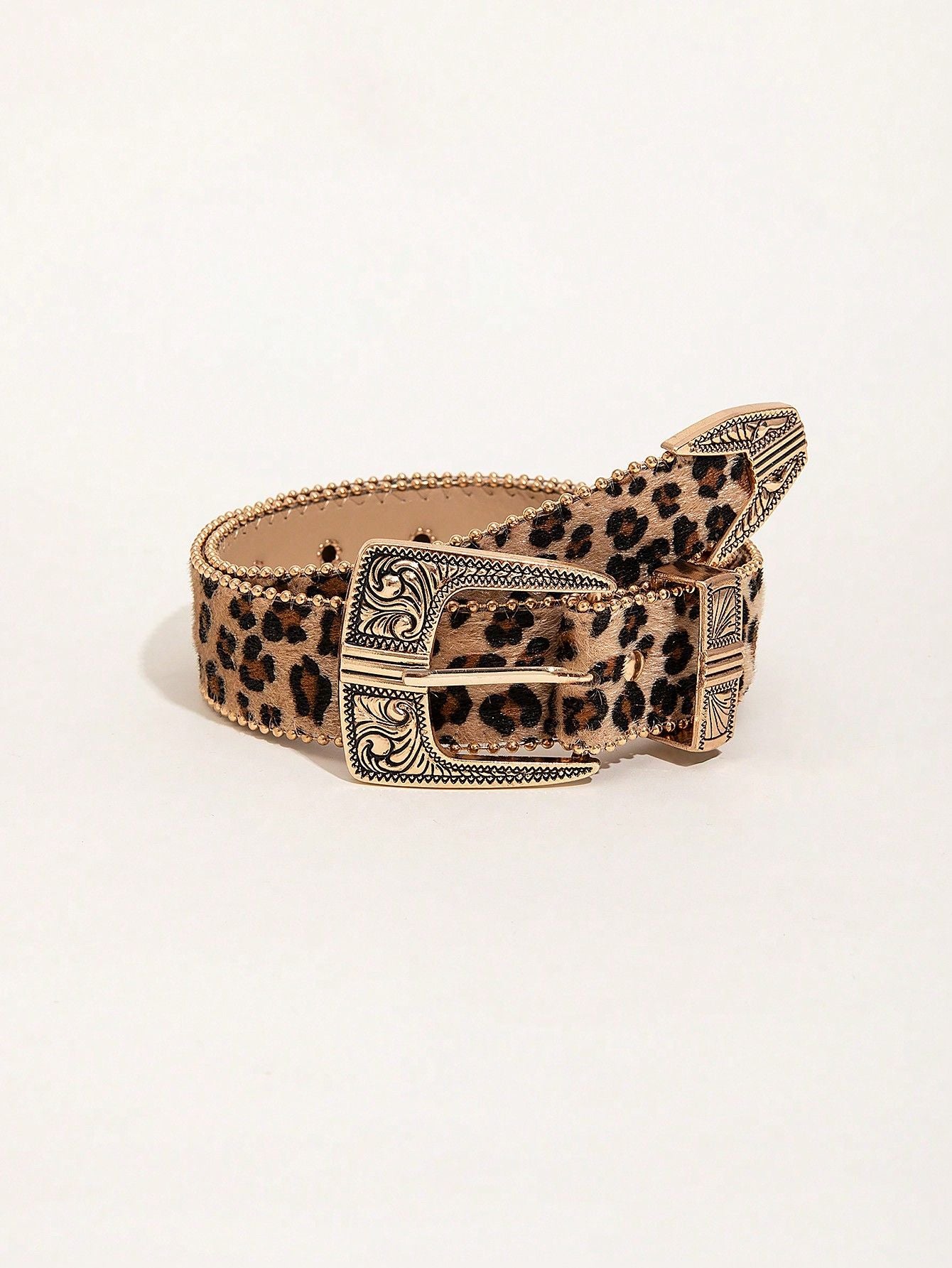 Women's Western Embossed PU Leather Belt – product image 3
