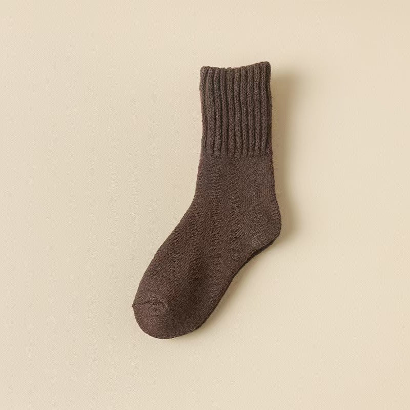 Thermal Knit Socks – Cozy Mid-Calf, One Size - 3KDyn
