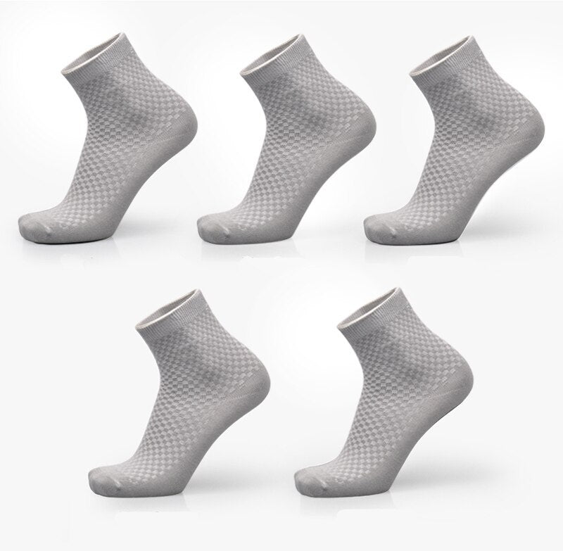 Men’s Bamboo Business Socks – Breathable & Soft (5 or 10 Pairs) - 3KDyn