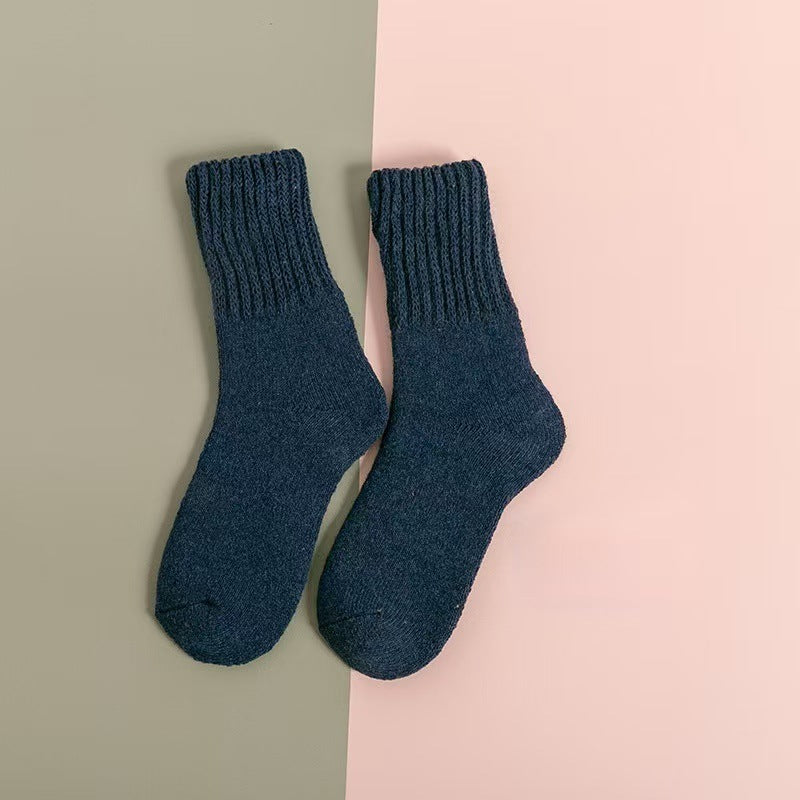 Thermal Knit Socks – Cozy Mid-Calf, One Size - 3KDyn