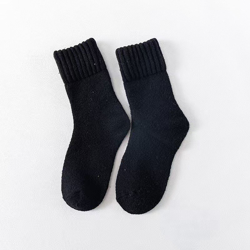 Thermal Knit Socks – Cozy Mid-Calf, One Size - 3KDyn