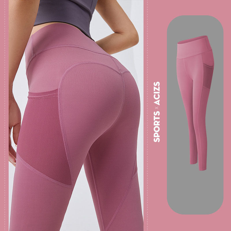 Yoga Pants Women With Pocket Leggings Sport Girl Gym Leggings Women Tummy Control Jogging Tights Female Fitness Pants - 3KDyn