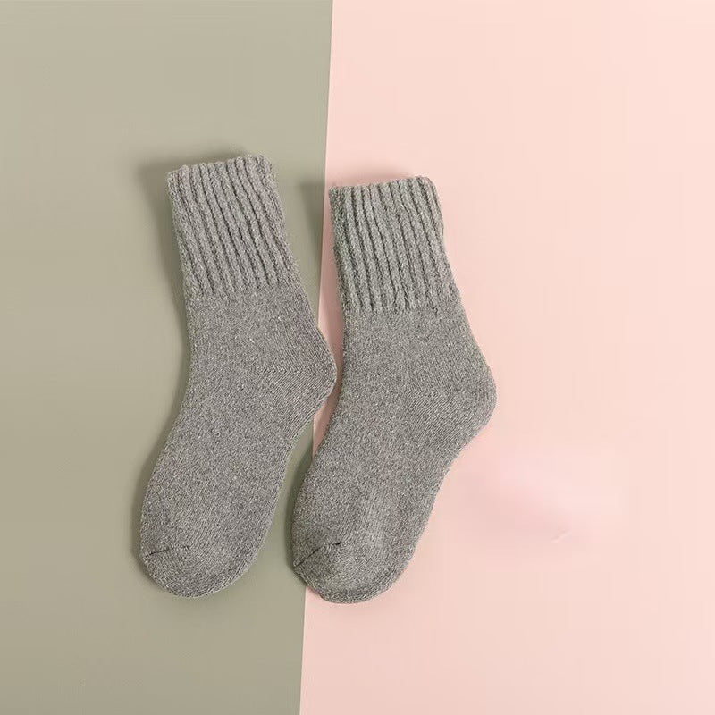 Thermal Knit Socks – Cozy Mid-Calf, One Size - 3KDyn