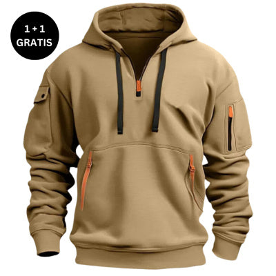 Dropped Shoulder Hoodie – Unisex Oversized Pullover with Pocket - 3KDyn