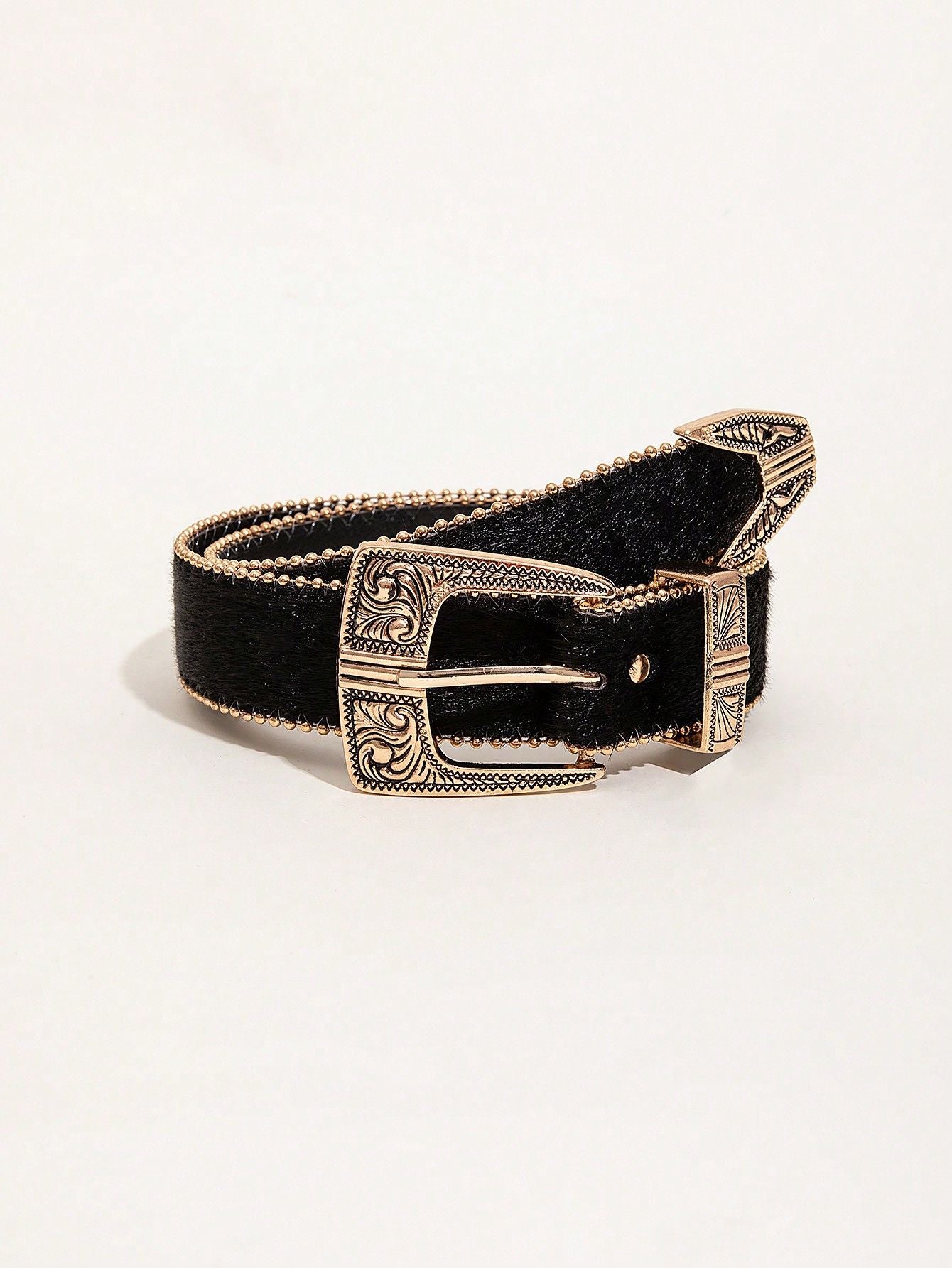 Women's Western Embossed PU Leather Belt – product image 2