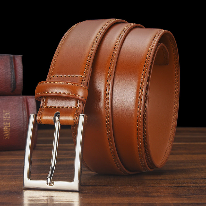 Men's Genuine Leather Pin Buckle Belt – product image 6