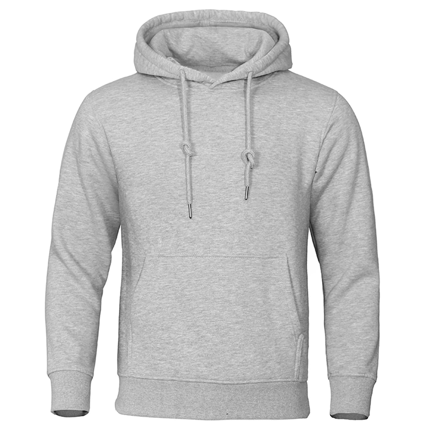 Solid Color Men’s Fleece Hoodie – Warm & Casual - 3KDyn