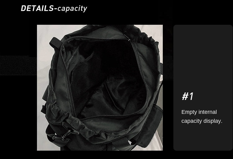 Men's nylon utility crossbody shoulder bag | 3KDyn