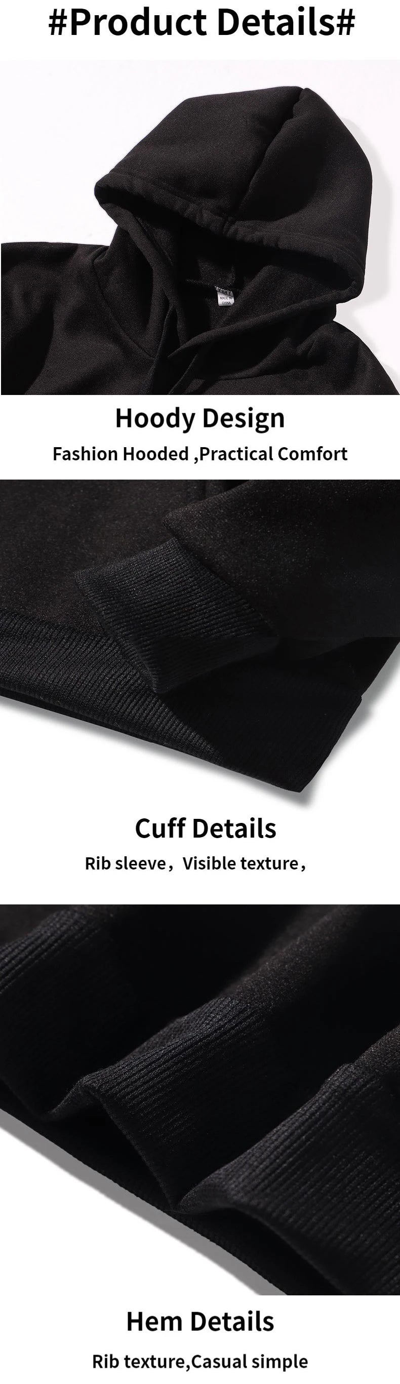 Solid Color Men’s Fleece Hoodie – Warm & Casual - 3KDyn