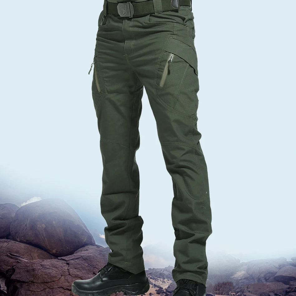 Men's Tactical Cargo Pants with Multiple Pockets - 3KDyn