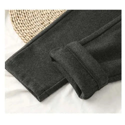 Woolen Pants Women's Harem Pencil Pants 2024 Autumn Winter High Waisted Casual Suit Pants Office Lady Women Trousers - 3KDyn