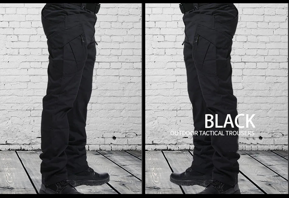 Men's Tactical Cargo Pants with Multiple Pockets - 3KDyn