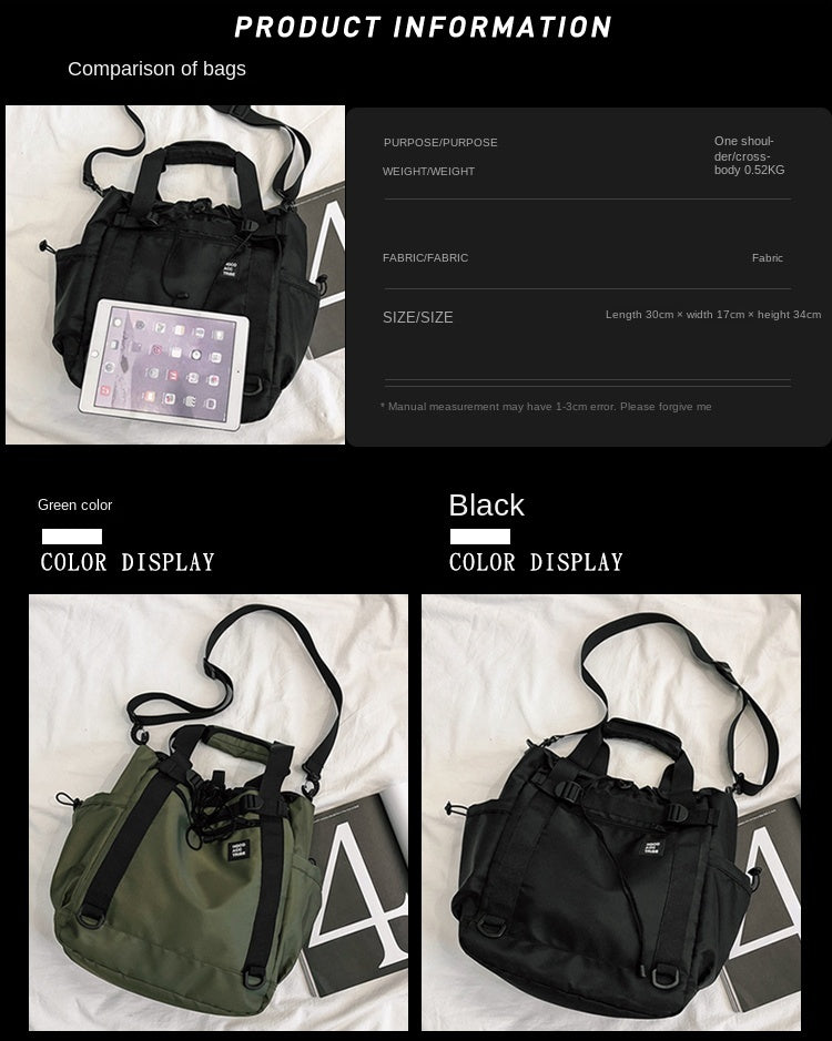 Lightweight men's shoulder bag for everyday carry | 3KDyn