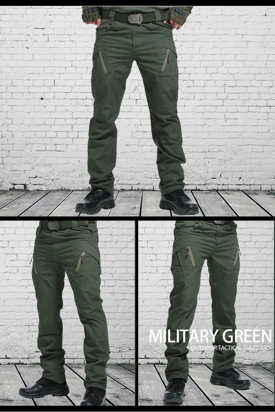 Men's Tactical Cargo Pants with Multiple Pockets - 3KDyn
