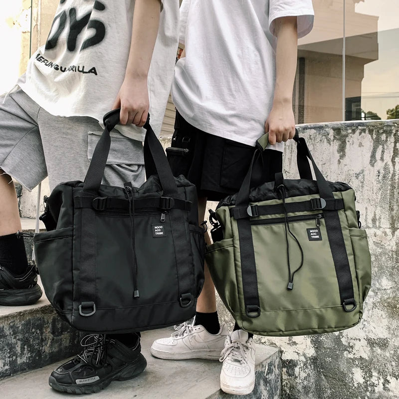 Men's nylon utility crossbody shoulder bag | 3KDyn