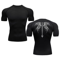Summer Men's Short-sleeved Fashion Outdoor Casual Printed Quick-drying T-shirt - 3KDyn