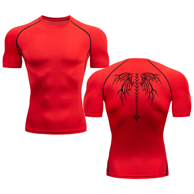 Summer Men's Short-sleeved Fashion Outdoor Casual Printed Quick-drying T-shirt - 3KDyn
