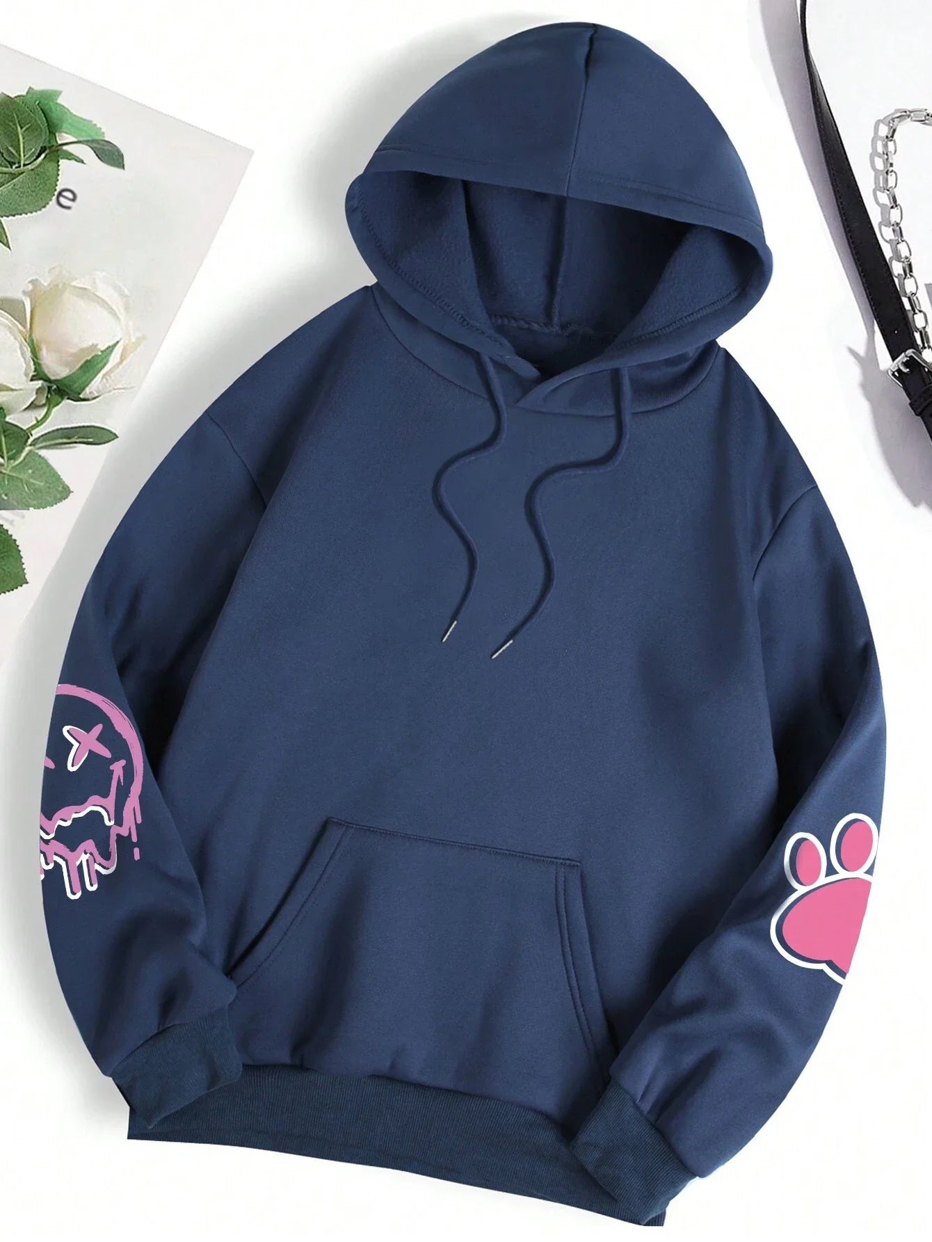 Cartoon Bunny Oversize Hoodie – Women’s Streetwear - 3KDyn