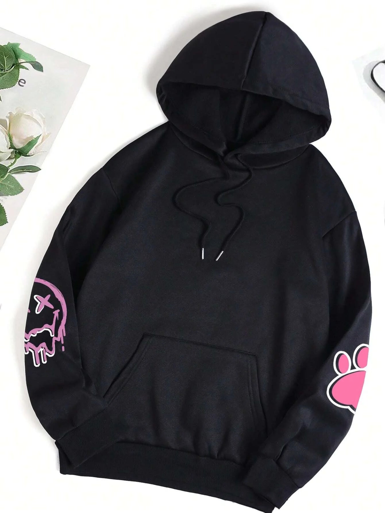 Cartoon Bunny Oversize Hoodie – Women’s Streetwear - 3KDyn