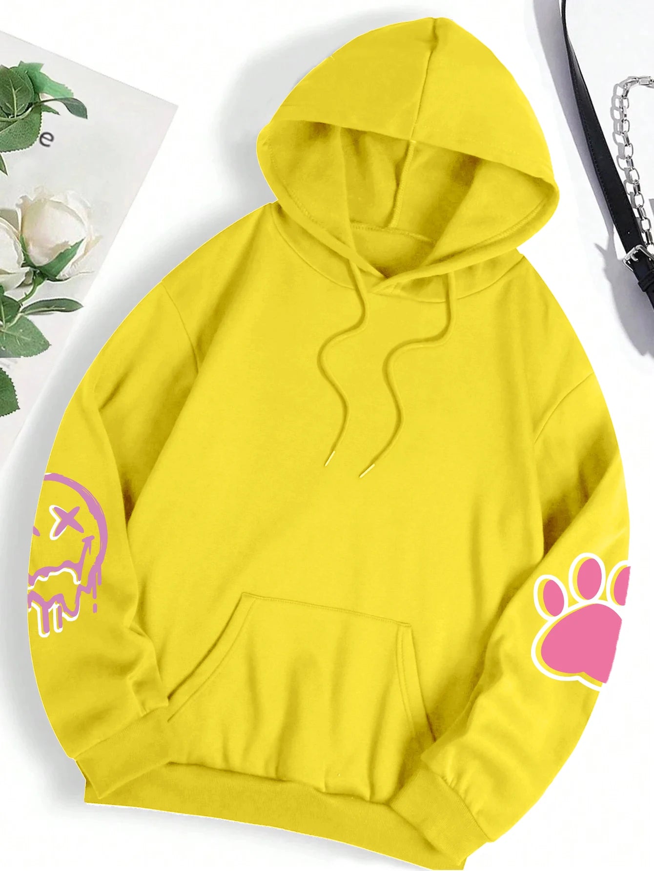 Cartoon Bunny Oversize Hoodie – Women’s Streetwear - 3KDyn