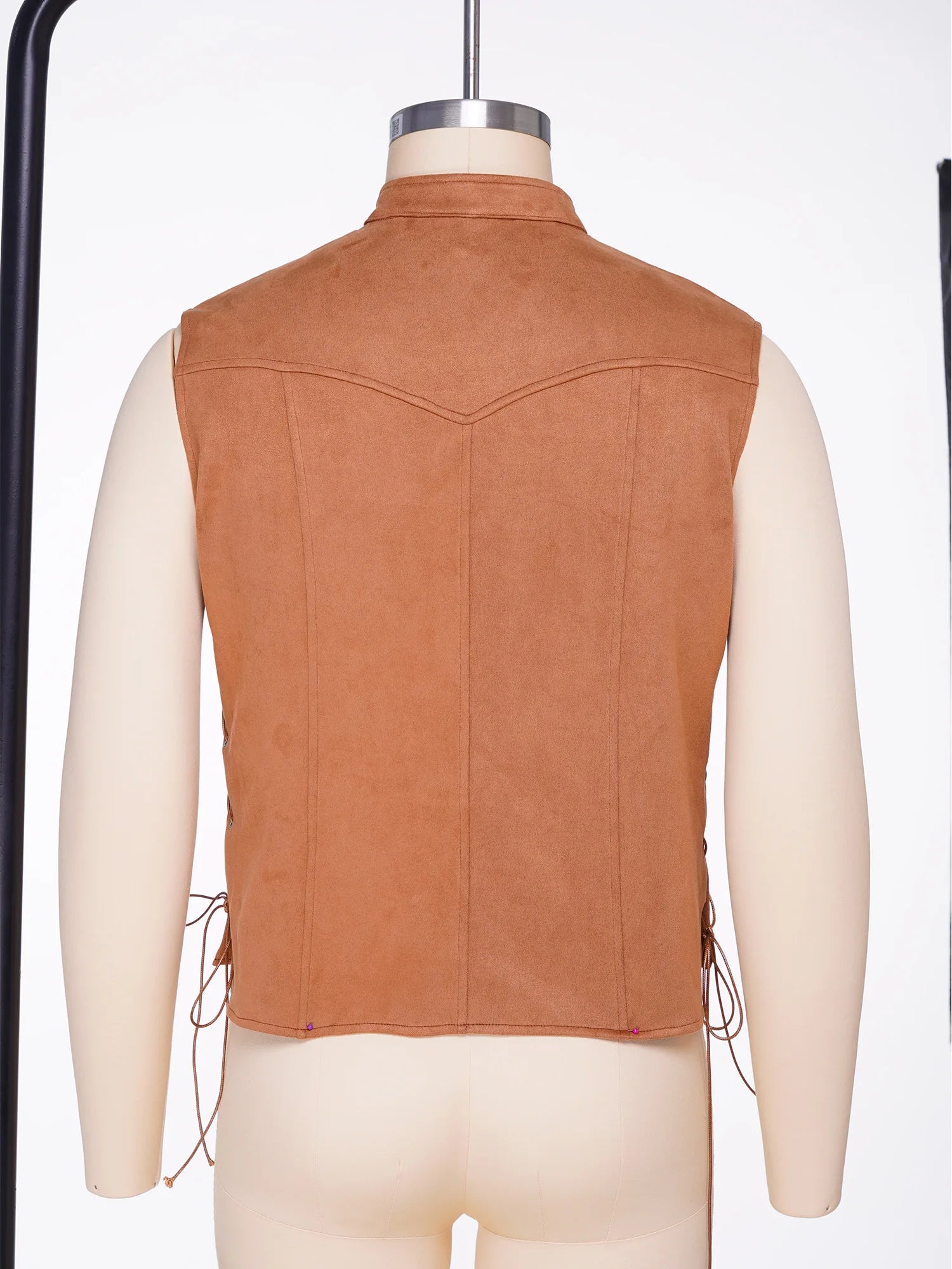 Men’s medieval pirate Viking costume vest – product detail 22