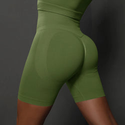 Seamless Shorts for Women Yoga Shorts Push Up Booty Workout Gym Shorts Fitness High Waist Sports Short Women Clothing - 3KDyn