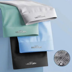 Details of men’s cooling boxer briefs—elastic waistband, soft stretch fabric, lightweight comfort | 3KDyn